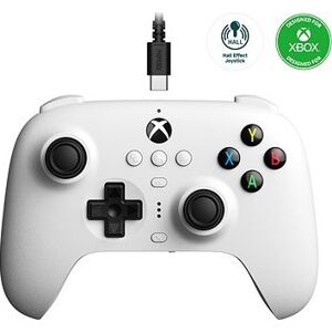 8BitDo Ultimate Wired Controller (Hall Effect Joystick) – White – Xbox