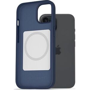 AlzaGuard Magsafe Silicone Case na iPhone 15 modrý