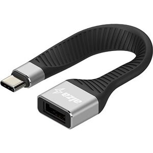 AlzaPower FlexCore USB-C 3.2 Gen 2 (M) to USB-A (F) čierny