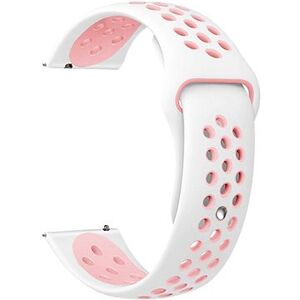 Eternico Sporty Universal Quick Release 22 mm Pure Pink and White