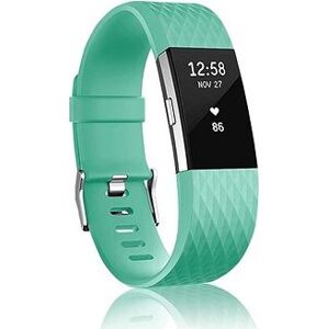 BStrap Silicone Diamond pro Fitbit Charge 2 teal, velikost S
