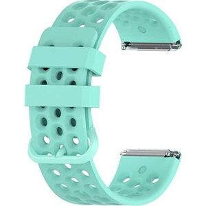 BStrap Silicone pro Fitbit Versa / Versa 2 teal, velikost L Pole