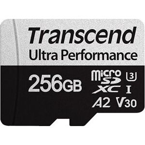 Transcend microSDXC 256 GB 340S + SD adaptér