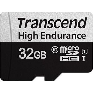 Transcend microSDHC 32 GB 350 V + SD adaptér