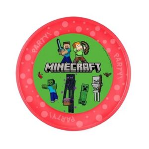 GoDan Plastový tanier Pixel – Minecraft – 21 cm – 1 ks