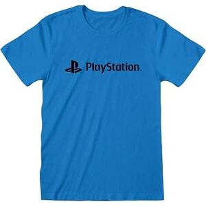 PlayStation – Black Logo – tričko XL