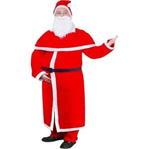 SHUMEE Santa Claus vianočný kostým s dlhým kabátom, sada