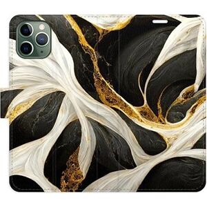 iSaprio flip pouzdro BlackGold Marble pro iPhone 11 Pro