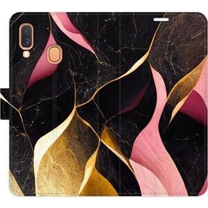 iSaprio flip puzdro Gold Pink Marble 02 pre Samsung Galaxy A40