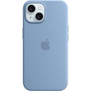 Apple iPhone 15 Silikónový kryt s MagSafe ľadovo modrý