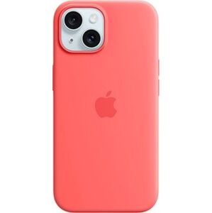 Apple iPhone 15 Silikónový kryt s MagSafe svetlo melónový