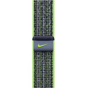 Apple Watch 41 mm jasno zelený/modrý prevliekací športový remienok Nike
