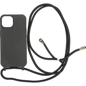 Mobile Origin Lanyard Case Black iPhone 15