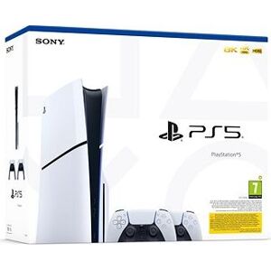 PlayStation 5 (Slim) + 2× DualSense Wireless Controller