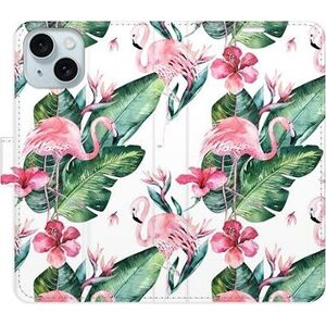 iSaprio Flamingos Pattern na iPhone 15