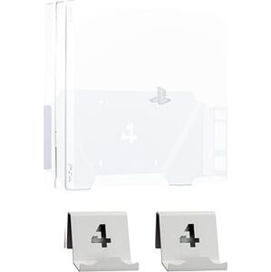 4mount – Wall Mount for PlayStation 4 Pro White + 2× Controller Mount