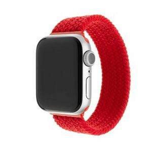 FIXED Elastic Nylon Strap pre Apple Watch 38/40/41mm veľkosť XS červený