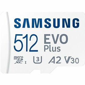Samsung MicroSDXC 512 GB EVO Plus + SD adaptér