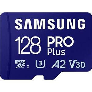Samsung MicroSDXC 128 GB PRO Plus + USB adaptér (2023)
