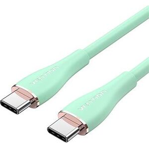 Vention USB-C 2.0 Silicone Durable 5A Cable 1 m Light Green Silicone Type
