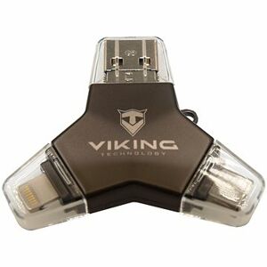 Viking USB Flash disk 3.0 4 v 1 128 GB čierny