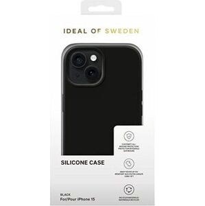 iDeal Of Sweden Silikónový ochranný kryt na iPhone 15 Black